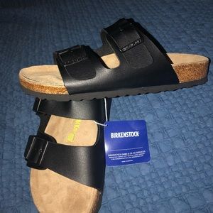 New BIRKENSTOCK Arizona-Regular- Birko-Flor Black